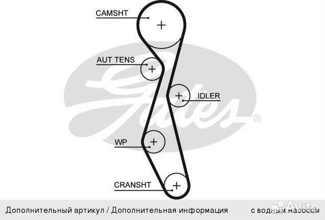 Ремень грм peugeot citroen ford land rover комплек