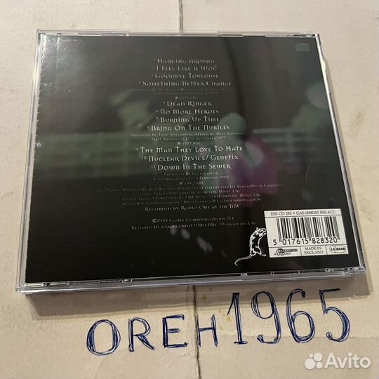 The Stranglers – The Sessions (CD). 1995, UK, M/M