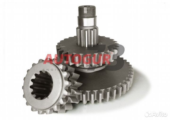 Комплект шестерен раздаточной коробки УАЗ прямозуб