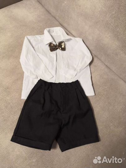 Шорты+рубашка+бабочка