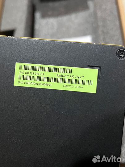 Видеокарта AMD Radeon RX Vega 64 (8gb) Sapphire