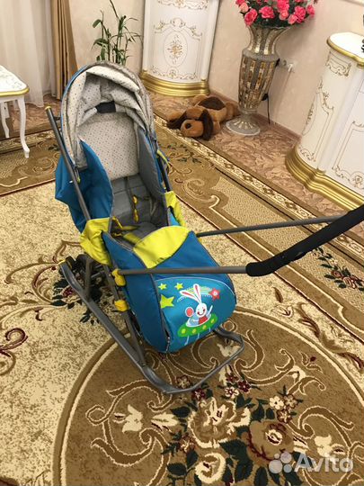 Санки-коляска Ника-детям 7