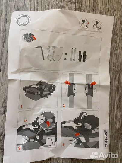 Новые оригинальные фиксаторы Bugaboo Bee