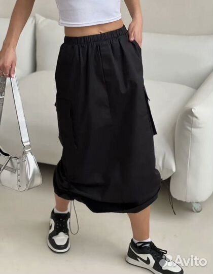 Юбка длинная карго