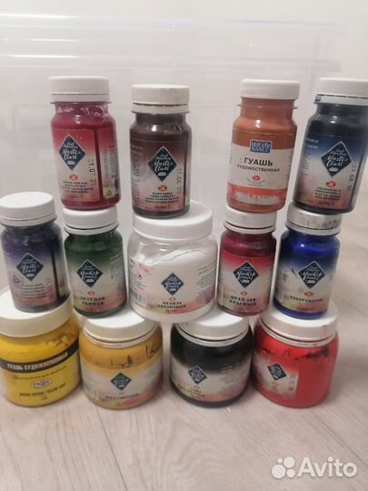 Гуашь художественная