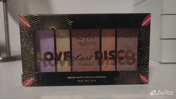Палетка хайлайтеров NYX Love Lust Disco
