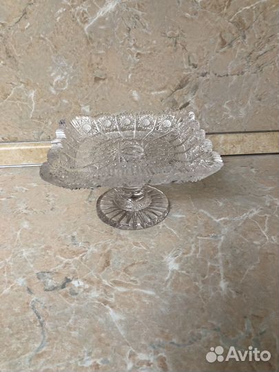 Хрустальная ваза чехия