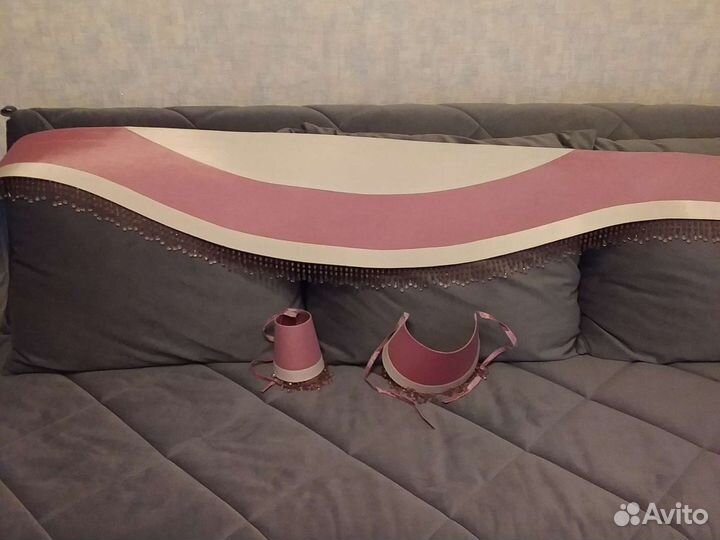 Ламбрекен, подхваты для штор(2шт), комплект