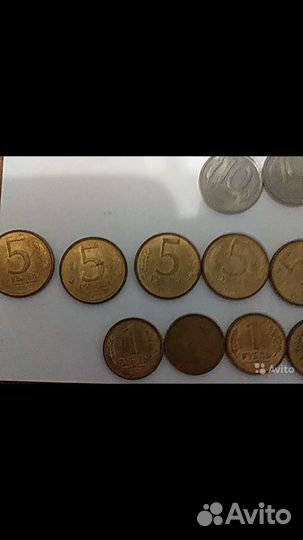 Монеты РФ 1992-1993 года, 40 шт,1 -50 р