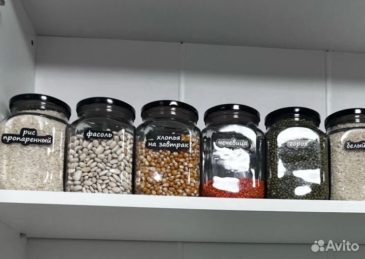 Банки для хранения сыпучих продуктов