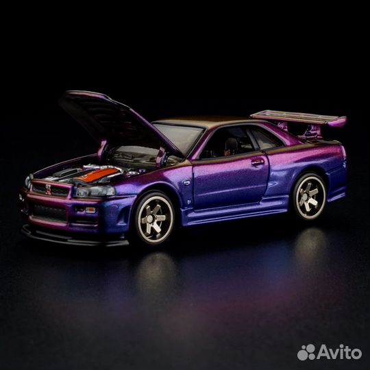 Hot wheels rlc nissan skyline gt-r (r-34)