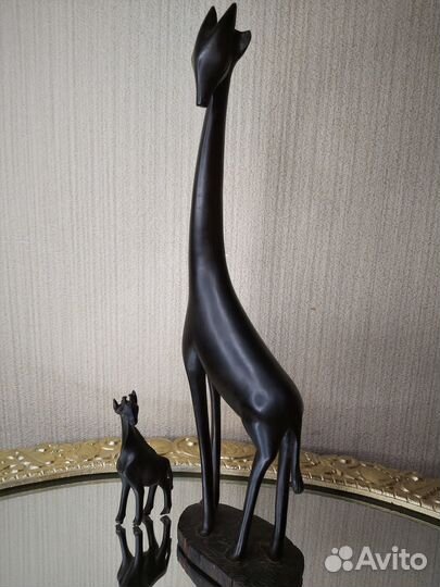 Статуэтки Жираф черное дерево Африка