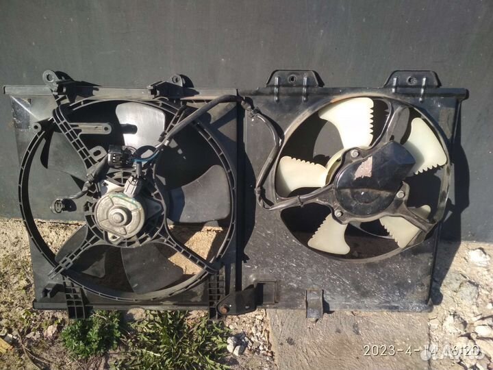 Диффузор с вентиляторами Мицубиси Лансер 9