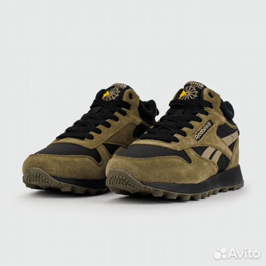 Кроссовки Reebok Classic Utility Suede Olive Black