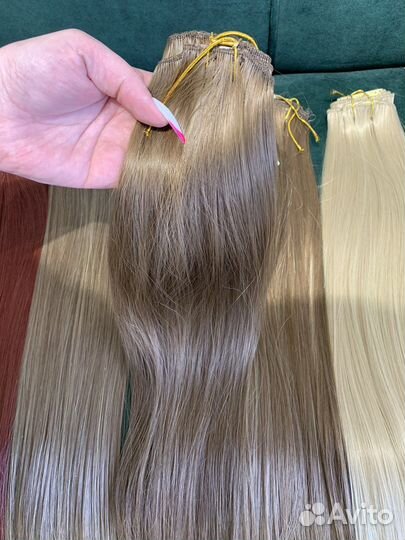 Волосы на заколках, волосы для наращивания