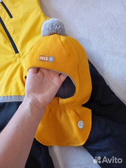 Комбинезон зимний lassie, шлем nels, сноубутсы