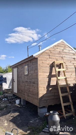 Каркасная баня готовая