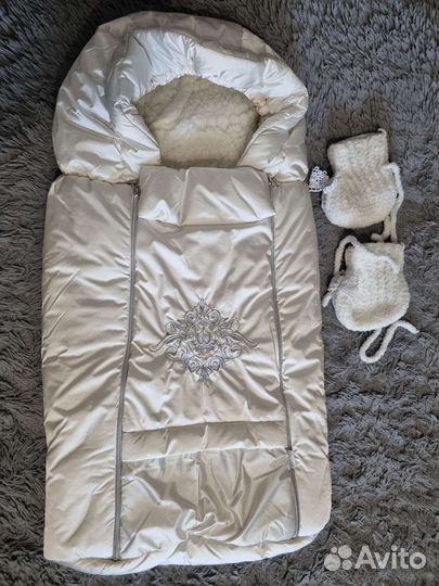 Зимний конверт в коляску