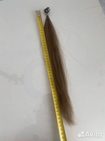 Волосы для наращивания натуральные на капсулах