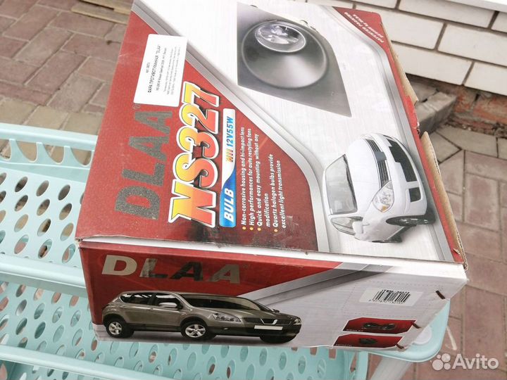 Птф ниссан кашкай j10 07-09 c отраж. хром