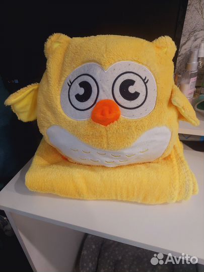 Игрушка подушка с пледом