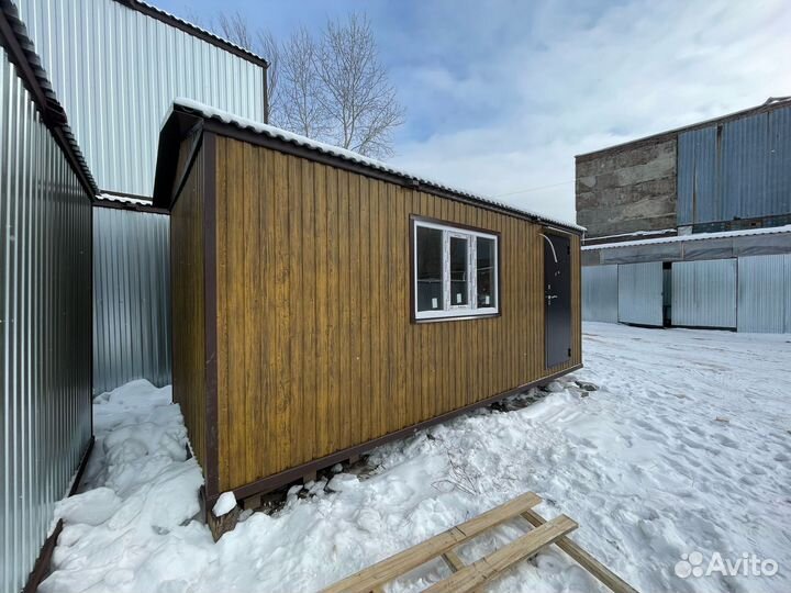 Дачный домик 2.4х6м новый