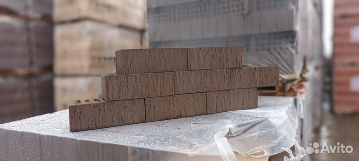 Кирпич облицовочный Коричневый Скала 1,4нф