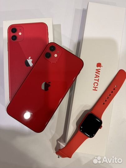 iPhone 11 128 и apple watch 6 40 mm