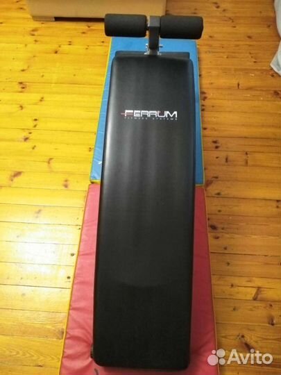Скамья для пресса ferrum.Гантели.Спорт инвентарь