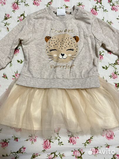 Платье для девочки 74