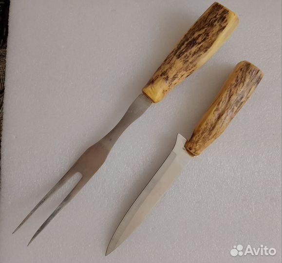 Пара охотничья разделочная. Рог лося