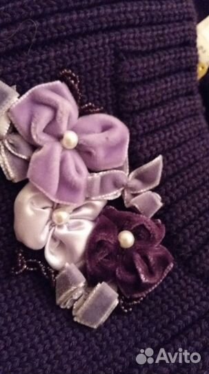 Новый комплект шапкошарф, 50-52р