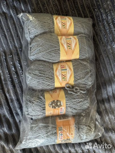 Плюшевая пряжа Softy 5 мотков