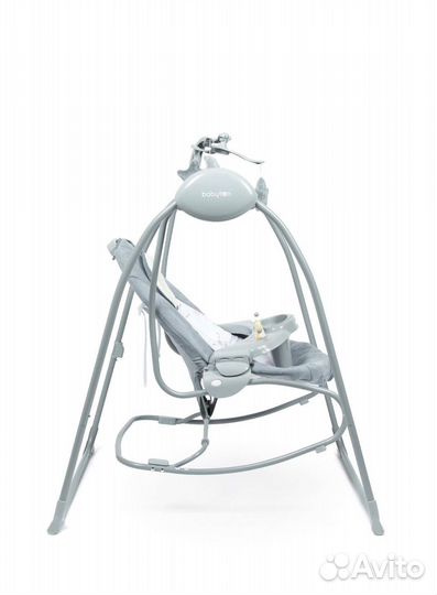 Качели 2в1 babyton relax grey