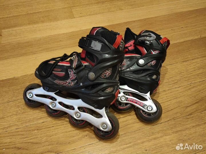 Роликовые коньки детские roces раздвижные