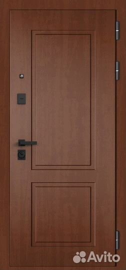 Дверь входная металлическая с зеркалом