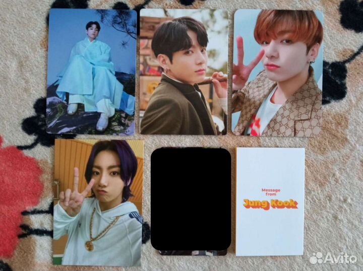 BTS JK Чонгук разные карты много