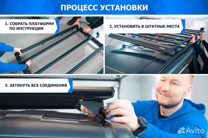 Багажник на крышу Нива 4х4 (3 двери)