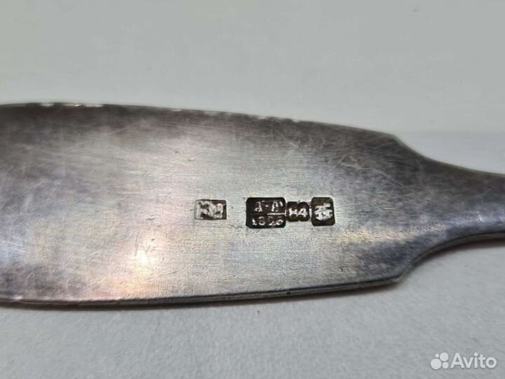 П.2595 Ложка столовая 1895 год. Серебро