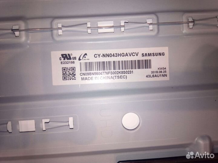 Ue43nu7170u разбор