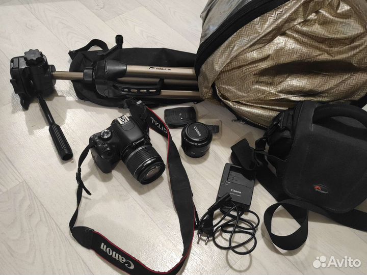 Фотоаппарат canon eos 550d и аксессуары