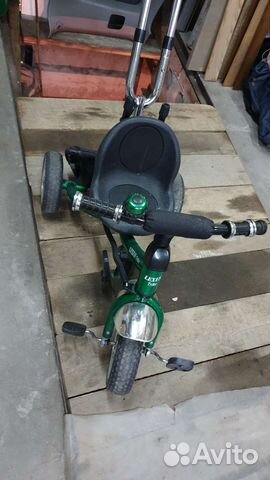 Детский велосипед, с ручкой, 3-колесный, 1-3 года