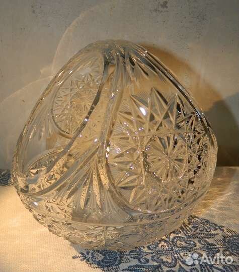 Хрустальная ваза, конфетница