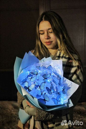 Букет из бабочек Светящийся