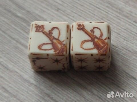 Зарики для нард из бильярдного шара