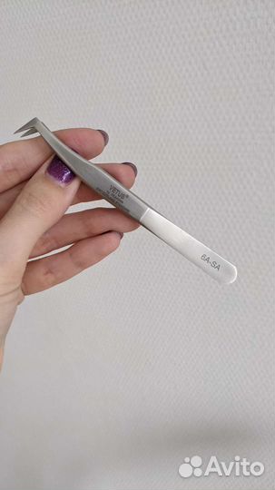 Пинцет для наращивания ресниц