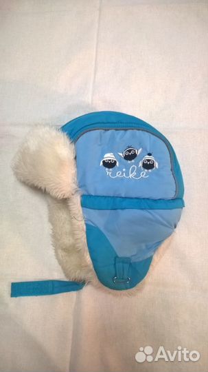 Шапка мембрана на флисе Lassie tec и зимняя Reike