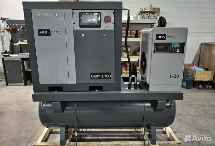 Компрессор Ironmac IC 20 /15 DF VSD 500L