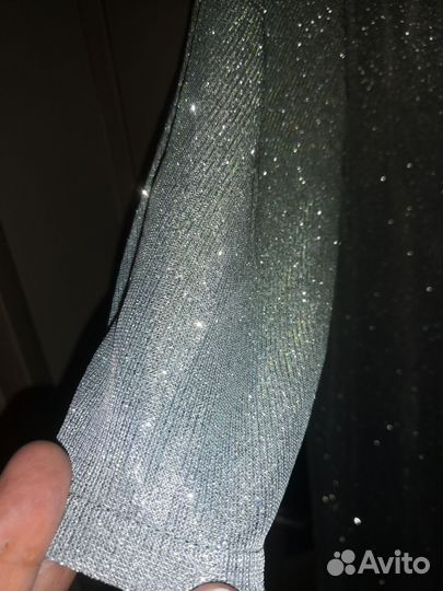 Платье с люрексом