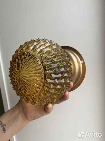 Светильники ретро стекло гдр люстра